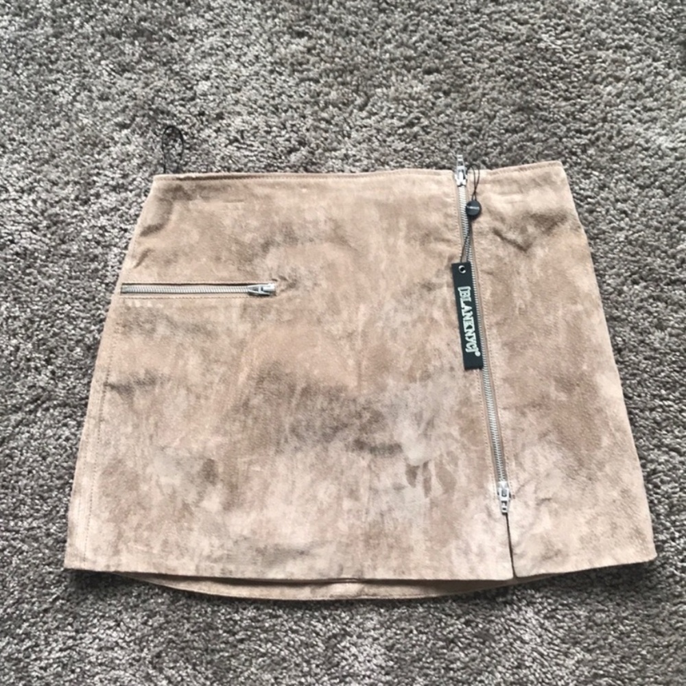 BLANKNYC suede skirt